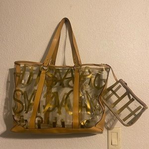 IZAAC  MIZRAHI PVC large tote